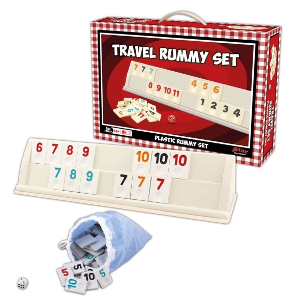 010402 Travel Rummy Set ,Star okey