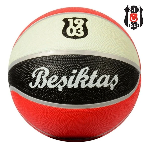 Beşiktaş Lisanslı TWN Top No - 7  Basketbol Topu