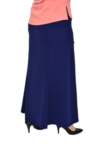 Kadın Uzun Lastikli 6 Parça Balık Etek BGL-ST03857 - Resim 8