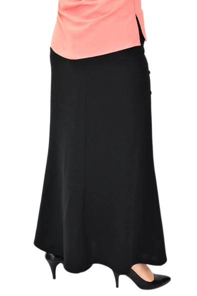 Kadın Uzun Lastikli 6 Parça Balık Etek BGL-ST03857 - Resim 9