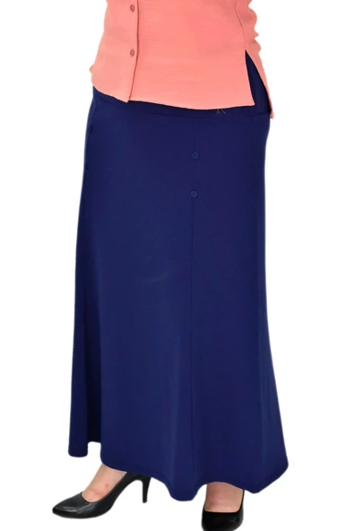 Kadın Uzun Lastikli 6 Parça Balık Etek BGL-ST03857 - Resim 4