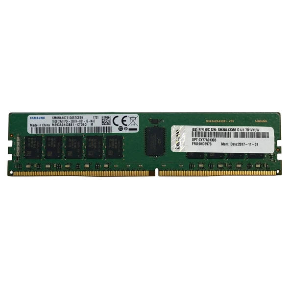 LENOVO 64GB 4ZC7A08710 TRUDDR4 2933MHZ 2RX4 1.2V RDIMM SUNUCU RAM