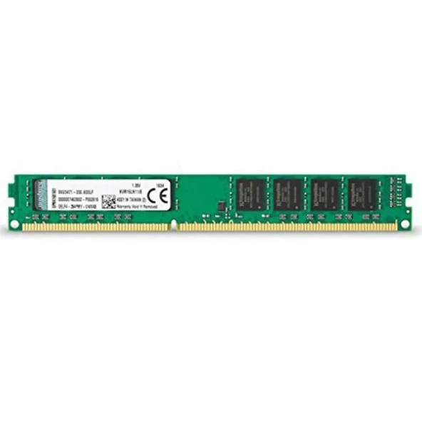 KINGSTON 8GB DDR3 1600MHZ CL11 PC RAM VALUE KVR16LN11/8WP ürün görseli