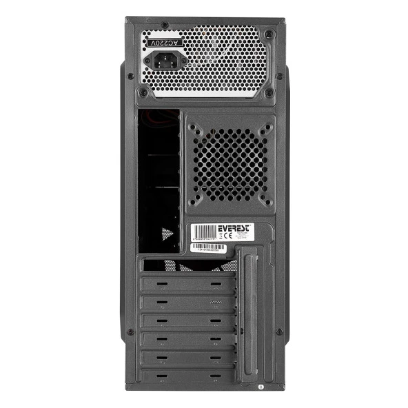 EVEREST 720R 250W PEAK Standart Mid-Tower PC Kasası - Resim 5