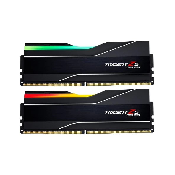 GSKILL 64GB (2X 32GB) DDR5 6000MHZ DUAL KIT RGB PC RAM TRIDENT Z NEO F5-6000J3040G32GX2-TZ5NR ürün görseli
