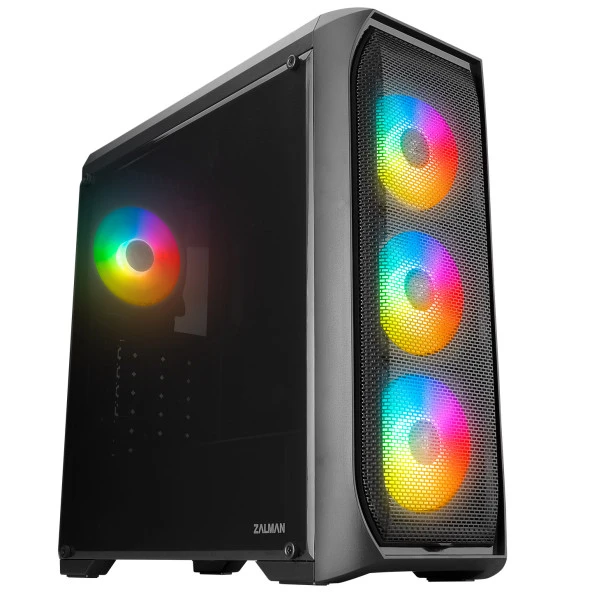 ZALMAN 600W M5 MF 4-RGB FANLI GAMING MID TOWER PC KASASI ürün görseli