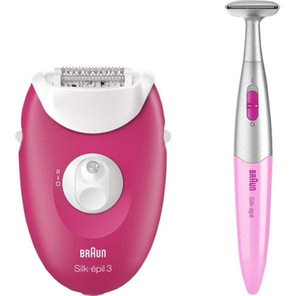 Braun Silk Epil 3 3420 + Bikini Trimmer Epilatör