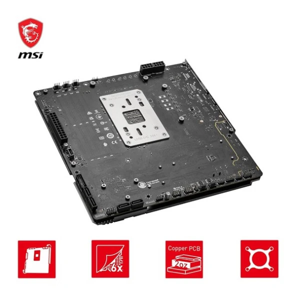 MSI B650M PROJECT ZERO WIFI-6E DDR5 HDMI-DP PCIE 4.0 AM5 mATX - 3