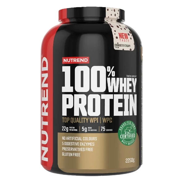 Nutrend %100 Whey Protein 2250 Gr +2 HEDİYELİ