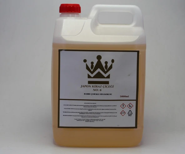 5 Litre Yedek Japon Kiraz Çiçeği Bambu Kullanımına Uygun Oda Kokusu Koku Giderici Ferahlatıcı Hava Temizleyici