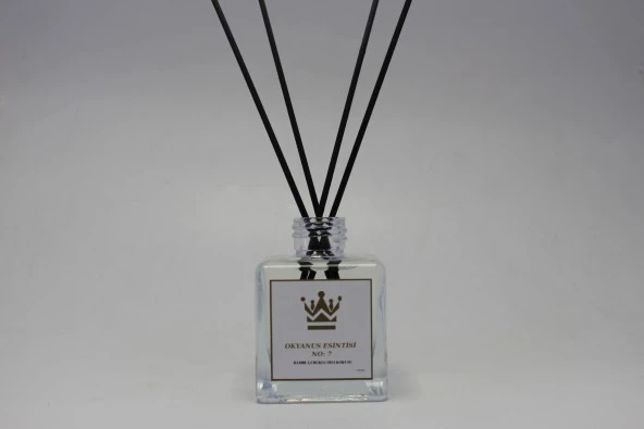 Bambu Çubuklu 3 Çeşit 100 ML Cam Kare Şişe 3 lü Set Oda Kokusu Parfümü Koku Giderici Ferahlatıcı Hava Temizleyici 3*100 ML - 2