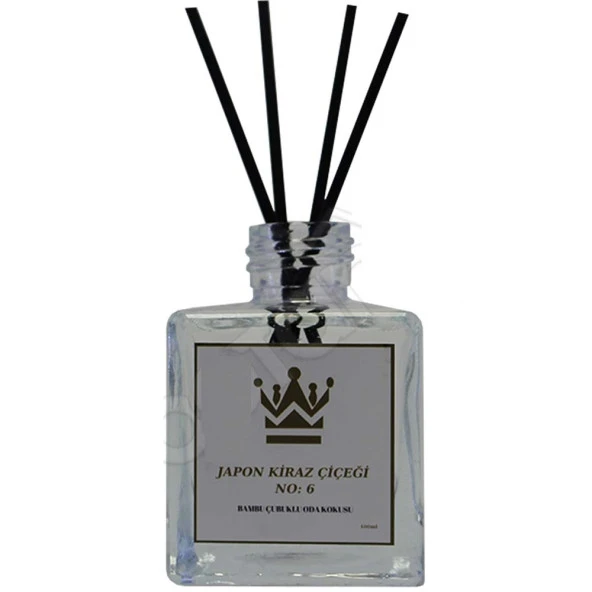 Bambu Çubuklu 3 Çeşit 100 ML Cam Kare Şişe 3 lü Set Oda Kokusu Parfümü Koku Giderici Ferahlatıcı Hava Temizleyici 3*100 ML - 3