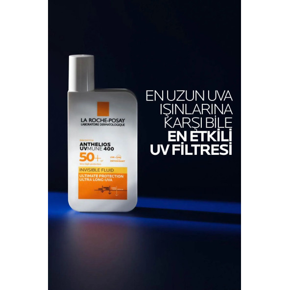 La Roche Posay Anthelios Uvmune400 Invisible Fluid Spf50+Tüm Cilt Tipleri İçin Yüz Güneş Kremi 50 ml - 2