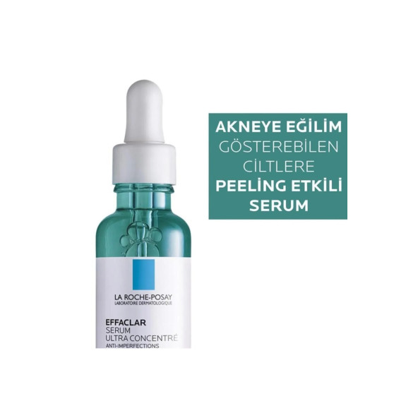La Roche Posay Effaclar %3.5 Glikolik- %1.5 Salisilik Asit İçerikli Peeling Etkili Leke Karşıtı Serum 30 ml - 3