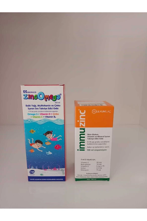 Balık Yağı 100ml - Immizinc Şurup 100 ml