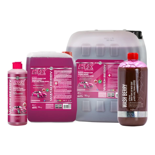 Divortex WashBerry Ph Nötr Oto Şampuanı 4 Litre - 2