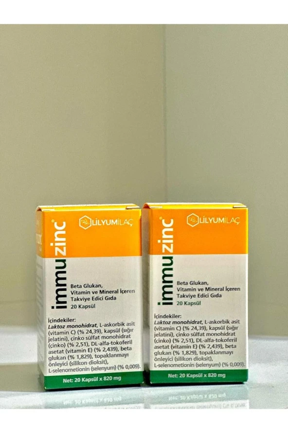 Berko Immuzinc 20 Kapsül / 2 adet zynp2