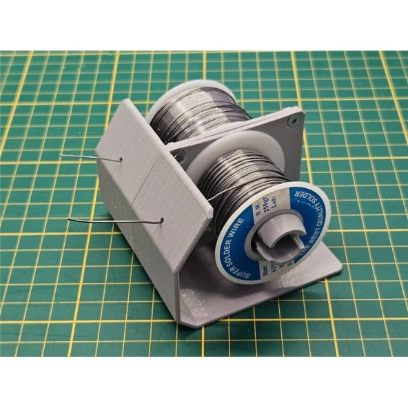 Lehim Teli Tutucu 65 mm Makara Çift Slotlu