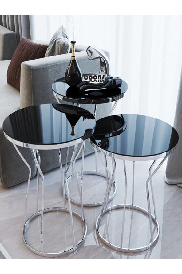 boons Vigilia Zigon Sehpa - Krom