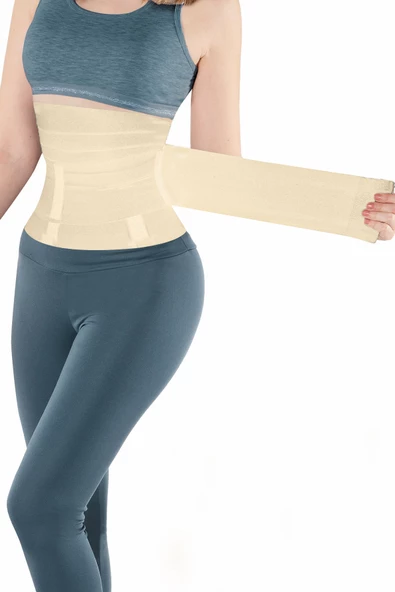Ten Rengi Unisex İnceltici Zayıflatıcı Sarma Bel Korsesi - Resim 2