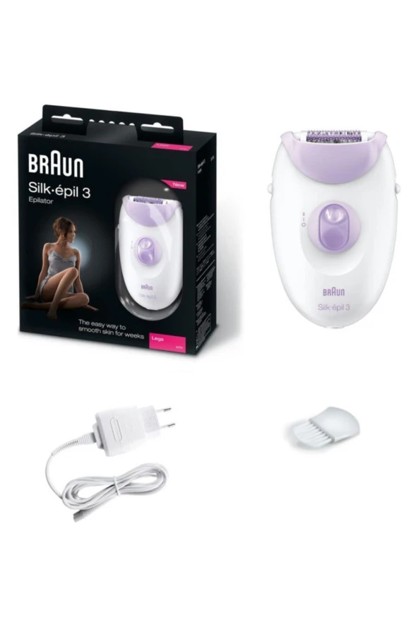 Braun Silk Epil 3 Epilatör 3170 Soft Perfection Epilasyon - 6
