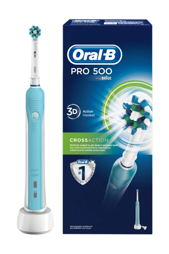 Oral-B D16 Pro-Care 500 Şarjlı Diş Fırçası Cross Action