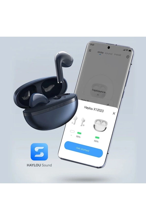 Haylou X1 2023 Tws Bluetooth 5.3 Alüminyum Kasa Enc Kablosuz Kulaklık - 4