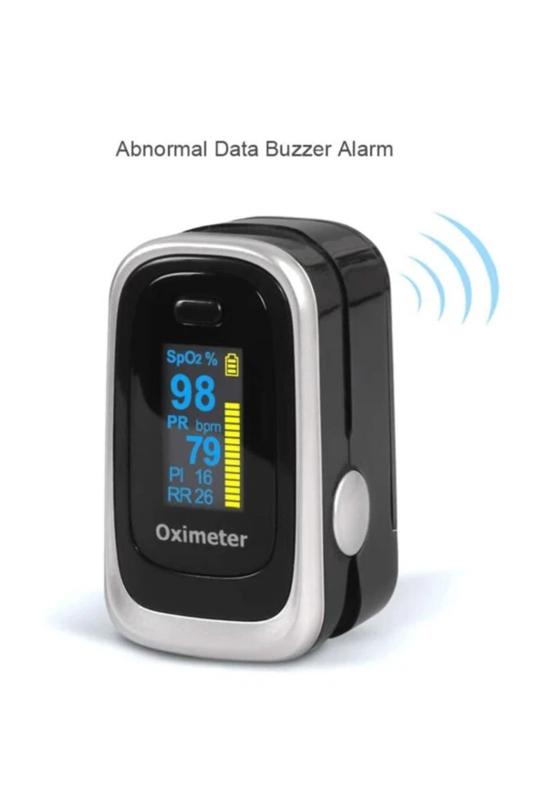 Comfort Plus Pulse Oksimetre M170 Oksijen Satürasyon Ölçüm Cihazı Alarmlı - 3