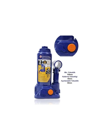 MUR-CELL 2 TON ŞİŞE KRİKO ST0203 ürün görseli