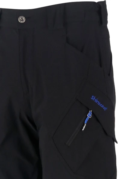 Erkek Fit Cepli Taktik Siyah Pantolon - 2