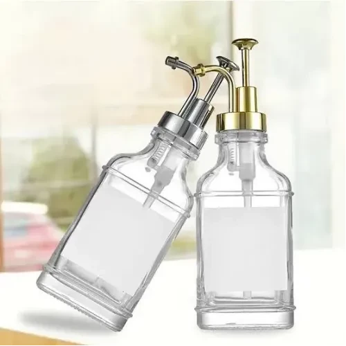 Periboia Cam Sıvı Sabunluk Losyonluk Krom ürün görseli