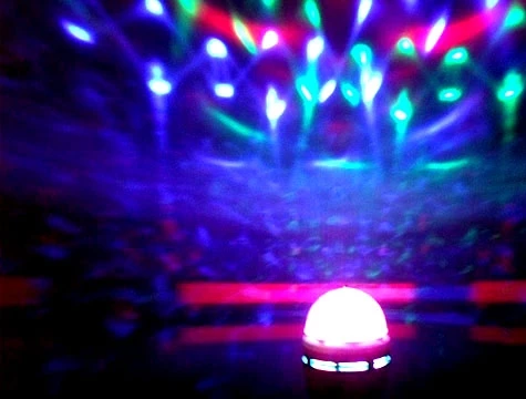 Periboia Renkli Led Döner Başlıklı Disko Ampulü - 3