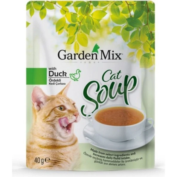 Garden Mix Ördekli Kedi Çorbası 40Gr