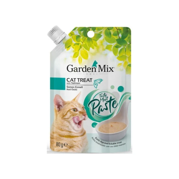 Garden Mix Somonlu Kedi Ezmesi 80Gr