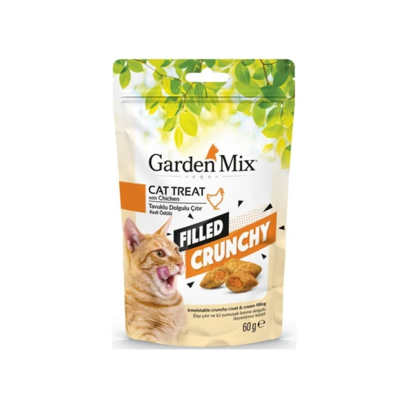 Garden Mix Tavuklu İçi Dolgulu Kedi Ödülü 60Gr