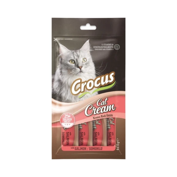 Crocus Somonlu Krema Kedi Ödülü4X15G