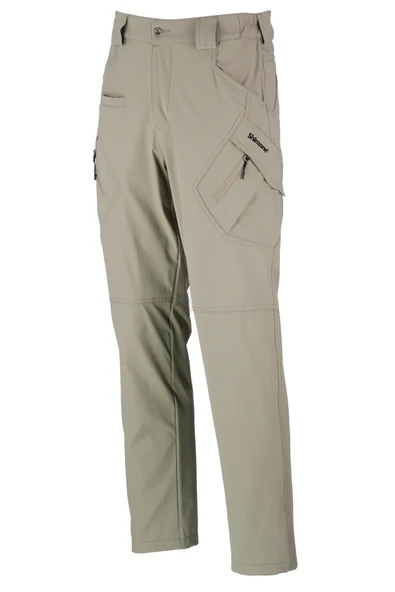 Erkek Fit Cepli Taktik Bej Pantolon