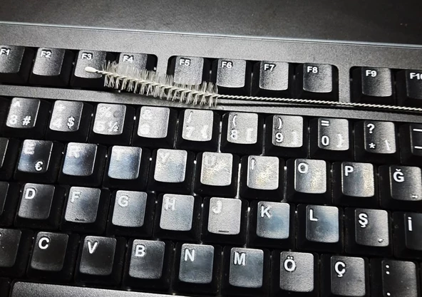 Periboia 3 Lü Pratik Fırça  Esnek Bükülebilir Klavye Mouse Arası Temizlik Fırçası - 2