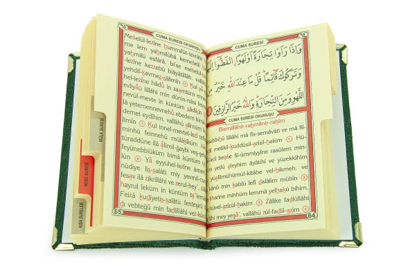 Babalar Günü Tesbihli Yasin Kitabı Kişiye Özel İsimli Seccade Seti Yeşil - Resim 7
