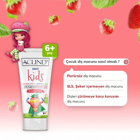 Aclind Aile Diş Macun Seti - Dent Shield 15 ml +100 ml + Dent Kids 15 ml - 5