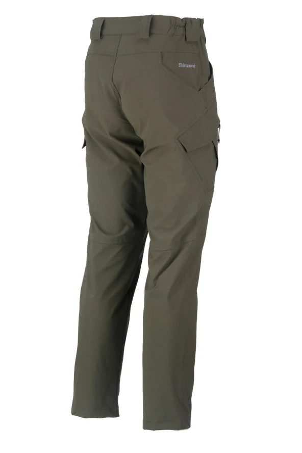 Erkek Fit Cepli Taktik Haki Pantolon - 4