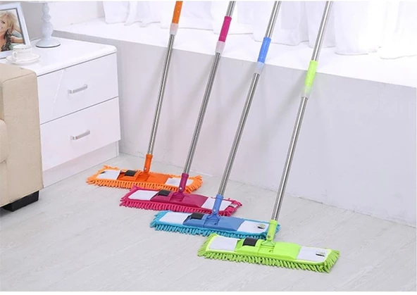 Periboia Paspas Yedeği Mikrofiber Makarna Mop Paspas Yedeği 60 Cm - Resim 5