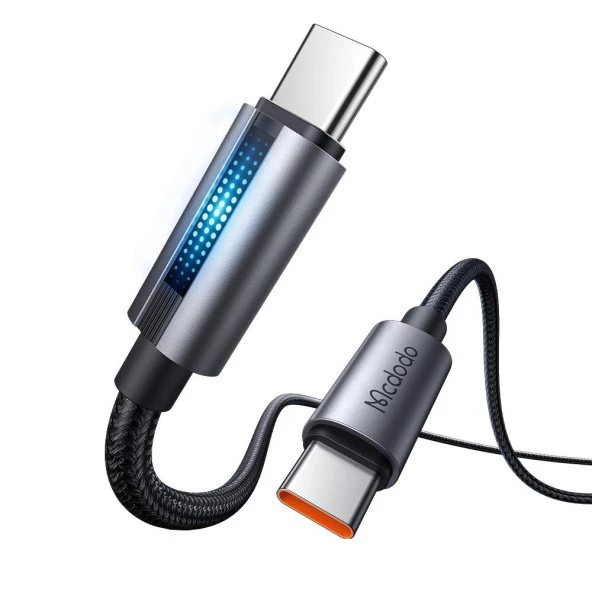 Mcdodo CA-5740 100W Typec Typec Hızlı Şarj Kablosu 1.2m - Siyah - 2