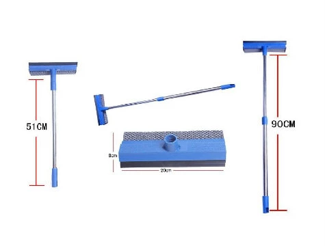 Periboia Teleskopik Çekçekli Cam Silme Aparatı Uzun - Resim 4