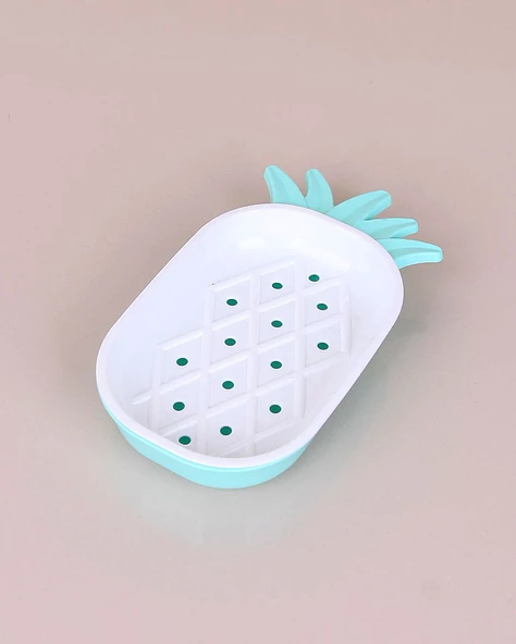 Periboia Ananas Figürlü Süzgeçli Katı Sabunluk - Resim 5