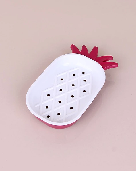 Periboia Ananas Figürlü Süzgeçli Katı Sabunluk - Resim 4