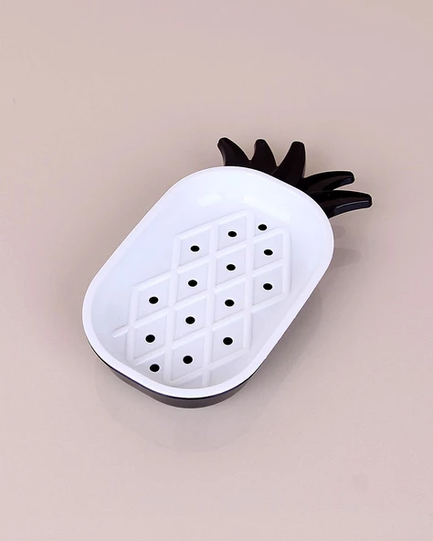 Periboia Ananas Figürlü Süzgeçli Katı Sabunluk - Resim 3