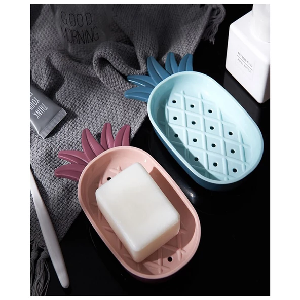 Periboia Ananas Figürlü Süzgeçli Katı Sabunluk ürün görseli