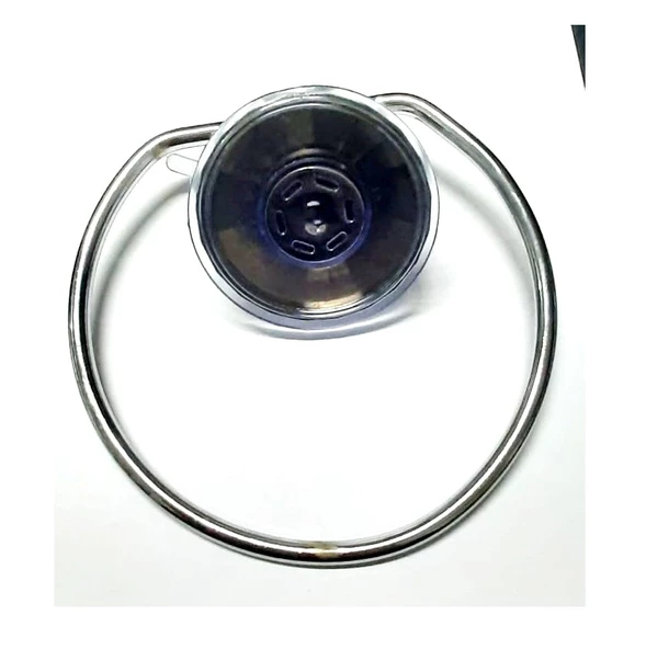 Periboia Vakumlu Yuvarlak Havluluk - Metal Havlu Askısı - Resim 2