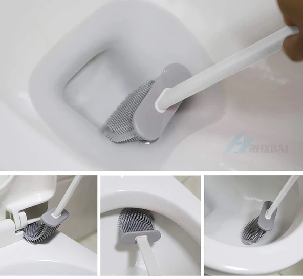 Periboia Hijyenik Klozet Temizleme Silikonu Esnek Fırça - Resim 2